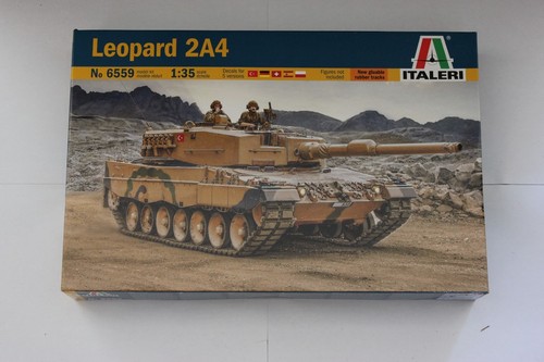 Italeri 6559 leopard 2a4 tank - leopard,