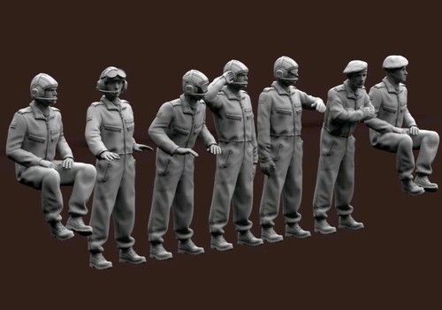German leopard tank crew full - ,