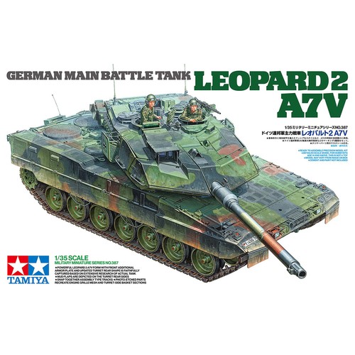 Tamiya tank leopard 2 a7v - tank,