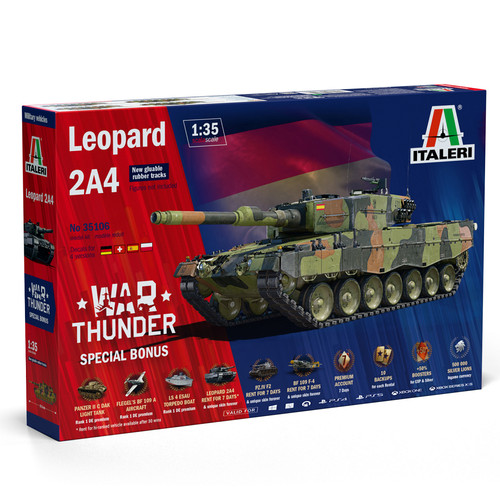 Italeri leopard 2a4 tank - italeri, |